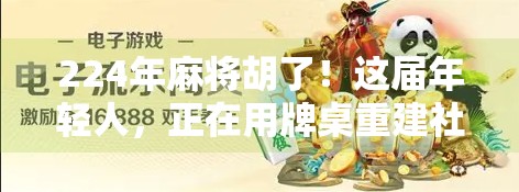 224年麻将胡了!这届年轻人,正在用牌桌重建社交关系网