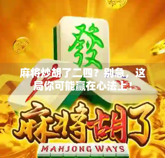 麻将炒胡了二四？别急，这局你可能赢在心法上！