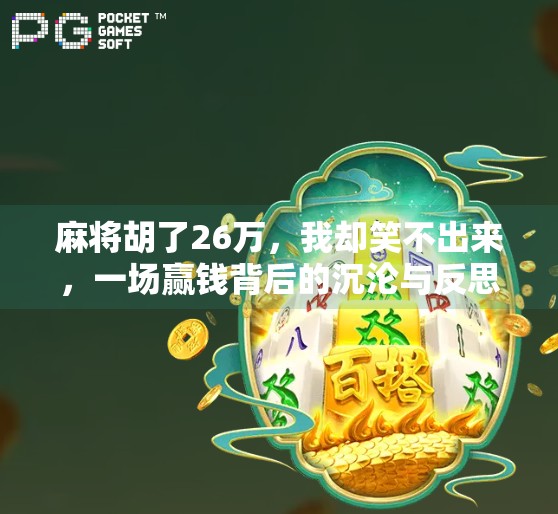 麻将胡了26万,我却笑不出来,一场赢钱背后的沉沦与反思 麻将胡了26万,我却笑不出来,一场赢钱背后的沉沦与反思