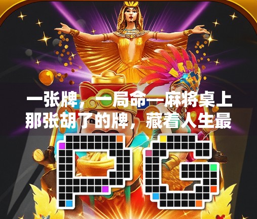 一张牌，一局命—麻将桌上那张胡了的牌，藏着人生最深的隐喻