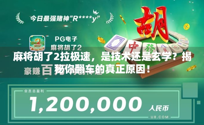 麻将胡了2拉极速,是技术还是玄学?揭秘你翻车的真正原因! 麻将胡了2拉极速,是技术还是玄学?揭秘你翻车的真正原因!